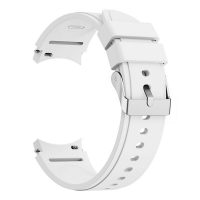eses Silikonový řemínek pro Samsung Galaxy Watch 4, 5, 6 - Bílý, 20 mm