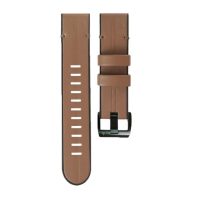 eses Sportovní kožený řemínek pro Garmin - Světle hnědý, QuickFit 26 mm
