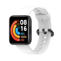 eses Silikonový řemínek pro Xiaomi Redmi Watch 2 - Bílý