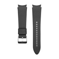 eses Kožený řemínek pro Samsung Galaxy Watch 4, 5, 6 - Černý, 20 mm