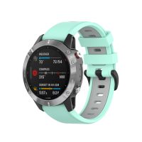 eses Silikonový řemínek pro Garmin - Mátovo šedý, QuickFit 20 mm