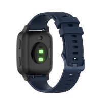 eses Silikonový rychloupínací řemínek pro Garmin - Tmavě modrý, 20 mm