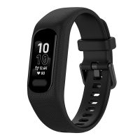 eses Silikonový řemínek pro Garmin Vivosmart 5 - Černý