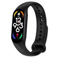 eses Silikonový řemínek pro Xiaomi Mi Band 7 - Černý