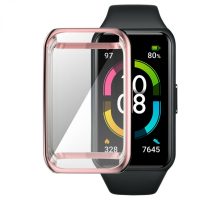 Ochranný kryt pro Huawei Band 6, 7 a Honor Band 6 - Růžový