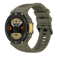 eses Silikonový řemínek pro Xiaomi Amazfit T-Rex 2 - Khaki