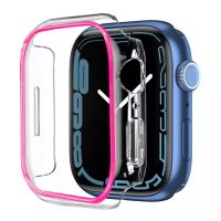 Ochranný rámeček pro Apple Watch - Svítící, růžový, 40 mm