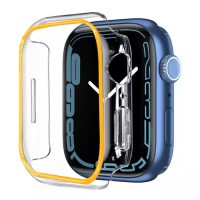 Ochranný rámeček pro Apple Watch - Svítící oranžový, 44 mm