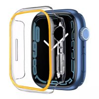 Ochranný rámeček pro Apple Watch - Svítící oranžový, 41 mm