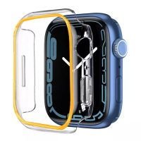 Ochranný rámeček pro Apple Watch - Svítící oranžový, 45 mm