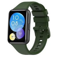 eses Silikonový řemínek pro Huawei watch fit 2 - Tmavě zelený