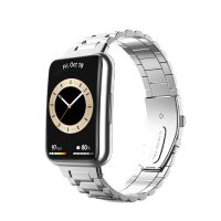 eses Kovový řemínek pro Huawei Watch Fit 2 - Stříbrný