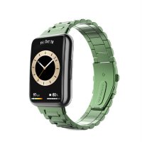 eses Kovový řemínek pro Huawei Watch Fit 2 - Zelený