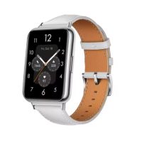 eses Kožený řemínek pro Huawei Watch Fit 2 - Smetanově bílý