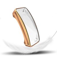 Silikonový kryt pro Fitbit Inspire a Inspire HR - Růžově zlatý