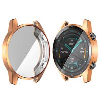 Silikonový kryt pro Huawei Watch GT2 46mm - Růžově zlatý