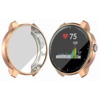 Silikonový kryt pro Garmin Vivoactive 3 Music - Růžově zlatý