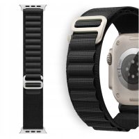 eses Alpský tah pro Apple Watch - Černý, 42mm, 44mm, 45mm, 49mm