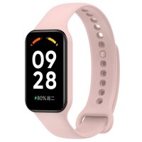 eses Silikonový řemínek pro Redmi Smart Band 2 GL a Smart Band 8 Active - Béžovo růžový