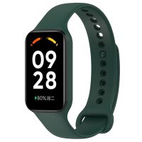 eses Silikonový řemínek pro Redmi Smart Band 2 GL a Smart Band 8 Active - Tmavě zelený