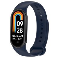 eses Silikonový řemínek pro Xiaomi Mi Band 8 a 9 - Tmavě modrý
