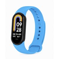 eses Silikonový řemínek pro Xiaomi Smart Band 8, 9 a 10 - Světle modrý