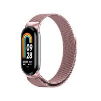eses Milánský tah pro Xiaomi Mi Band 8 a 9 - Růžový