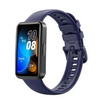 eses Silikonový řemínek pro Huawei Band 8 - Tmavě modrý