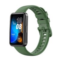 eses Silikonový řemínek pro Huawei Band 8, 9 - Tmavě zelený