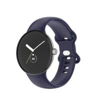 eses Silikonový řemínek pro Google Pixel Watch 1, 2 - Tmavě modrý, velikost L