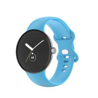 eses Silikonový řemínek pro Google Pixel Watch 1, 2 - Světle modrý, velikost L