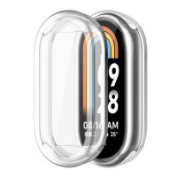 Silikonový kryt pro Xiaomi Mi band 8 - Stříbrný