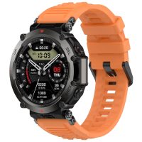 eses Silikonový řemínek pro Xiaomi Amazfit T-Rex Ultra - Oranžový