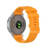 eses Silikonový rychloupínací řemínek pro Garmin - Oranžový, 18 mm