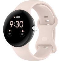 eses Silikonový řemínek pro Google Pixel Watch 1, 2 - Růžový, velikost L