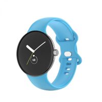 eses Silikonový řemínek pro Google Pixel Watch 1, 2 - Světle modrý, velikost S