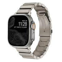 eses Titanový článkovitý řemínek pro Apple Watch - Stříbrný matný 38mm, 40mm, 41mm
