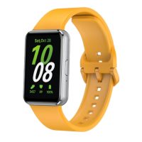 eses Silikonový řemínek pro Samsung Galaxy Fit 3 - Žlutý