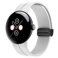 eses Silikonový řemínek s magnetickou sponou pro Google Pixel Watch 1, 2 - Bílý