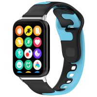 eses Silikonový řemínek pro Xiaomi Redmi Watch 4 a Xiaomi Smart Band 8 Pro - Černo modrý
