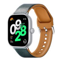 eses Silikonový řemínek kombinovaný pro Xiaomi Redmi Watch 4 a Xiaomi Smart Band 8 Pro - Zelený