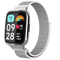 eses Nylonový řemínek na suchý zip pro Xiaomi Redmi Watch 3 Active - Šedý