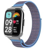 eses Nylonový řemínek na suchý zip pro Xiaomi Redmi Watch 3 Active - Modrý