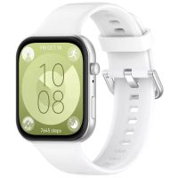 eses Silikonový řemínek pro Huawei watch fit 3 - Bílý