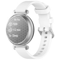 eses Silikonový řemínek pro Garmin Lily 2 a Garmin Lily 2 Active- Bílý, 14 mm