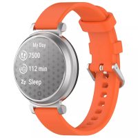 eses Silikonový řemínek pro Garmin Lily 2 a Garmin Lily 2 Active - Oranžový, 14 mm