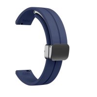 eses Silikonový řemínek s magnetickou přezkou pro Garmin Lily 2 a Garmin Lily 2 Active - Tmavě modrý, 14 mm