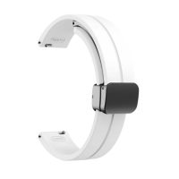 eses Silikonový řemínek s magnetickou přezkou pro Garmin Lily 2 a Garmin Lily 2 Active - Bílý, 14 mm