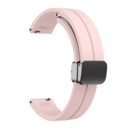 eses Silikonový řemínek s magnetickou přezkou pro Garmin Lily 2 a Garmin Lily 2 Active - Světle růžový, 14 mm
