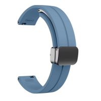 eses Silikonový řemínek s magnetickou přezkou pro Garmin Lily 2 a Garmin Lily 2 Active - Modrý, 14 mm